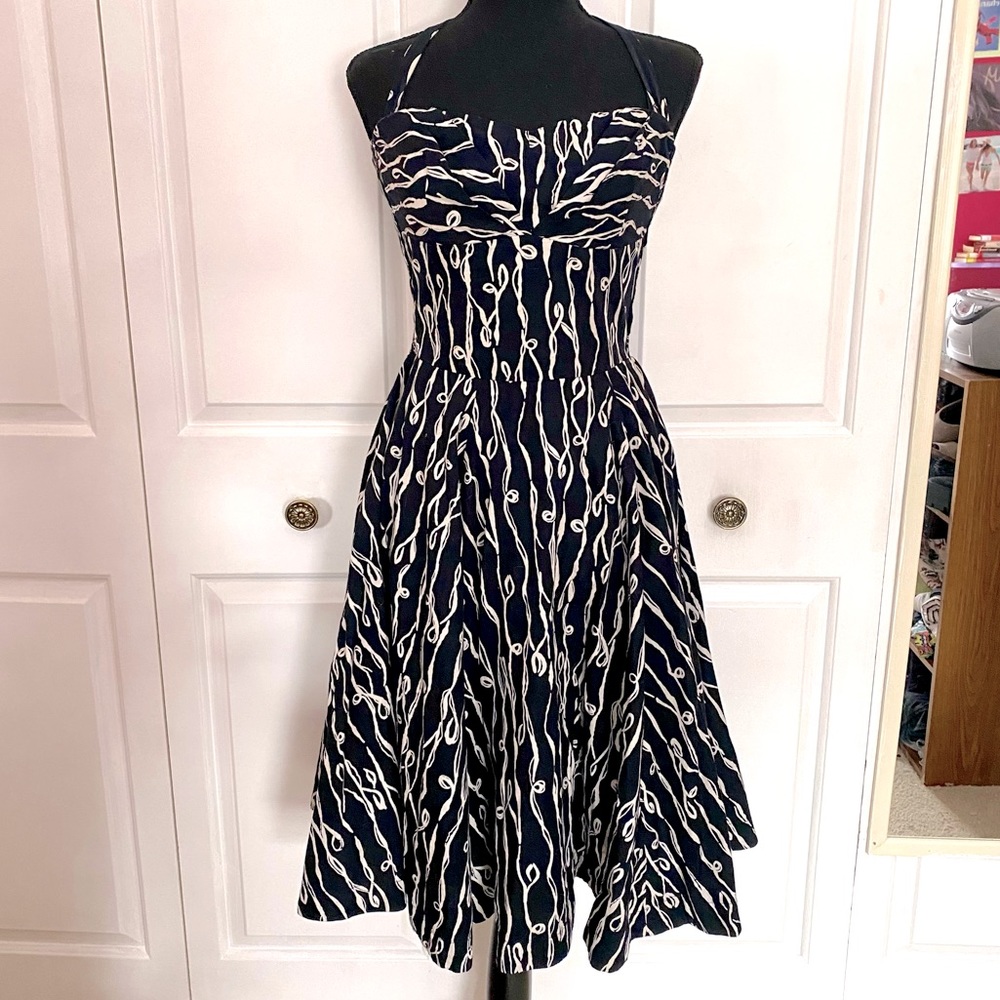Retro Halter Dress from Anthropologie